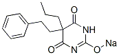5-Phenethyl-5-propyl-2-sodiooxy-4,6(1H,5H)-pyrimidinedione 结构式