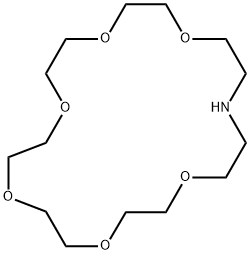 1,4,7,10,13,16-hexaoxa-19-azacyclohenicosane 结构式