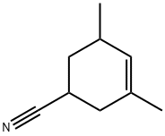 3,5-二甲基-3-环己烯-1-腈, 66848-40-6, 结构式