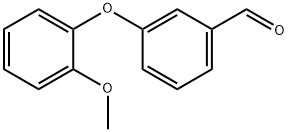 3-(2-METHOXY-PHENOXY)-BENZALDEHYDE Structure