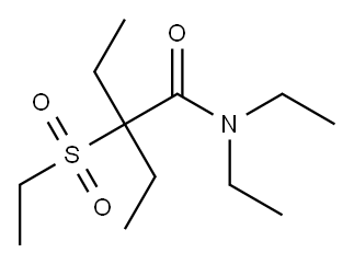 2-(Ethylsulfonyl)-N,N,2-triethylbutyramide|