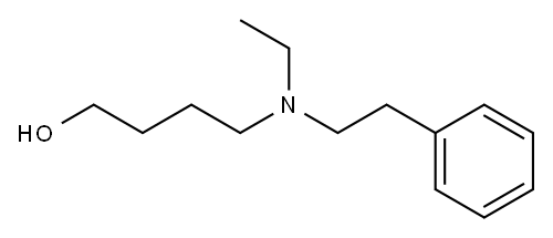 4-(N-Ethyl-N-phenethylamino)-1-butanol Structure