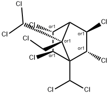 2,3,5,6,8,8,9,10,10-nonachlorobornane Structure
