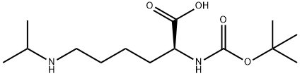 N-A-BOC-N-异丙基-L-赖氨酸 结构式