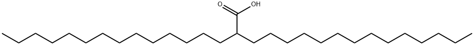2-十四烷基棕榈酸, 66880-77-1, 结构式