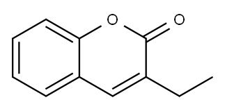 3-ethylchromen-2-one Structure