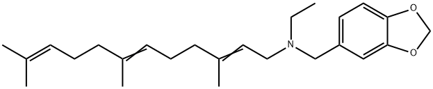 N-Ethyl-N-(3,7,11-trimethyl-2,6,10-dodecatrienyl)-1,3-benzodioxole-5-methanamine Structure