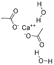 calcium hydrogen triacetate 结构式