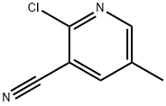 2-氯-5-甲基烟腈 结构式