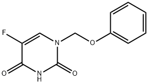1-Phenoxymethyl-5-fluorouracil 结构式