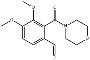 2-(Morpholinocarbonyl)veratraldehyde 结构式