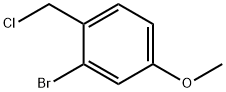 2-Bromo-4-methoxybenzyl Chloride (+ regioisomers) 结构式