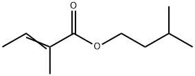 2-Butenoic acid, 2-Methyl-, 3-Methylbutyl ester Structure