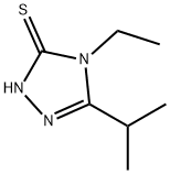 4-乙基-5-异丙基-4H-1,2,4-三唑-3-硫醇 结构式