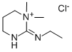 N1-(1,1-DIMETHYLHEXAHYDROPYRIMIDIN-1-IUM-2-YLIDEN)ETHAN-1-AMINE CHLORIDE Structure