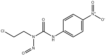 1-(2-Chloroethyl)-3-(4-nitrophenyl)-1-nitrosourea Structure
