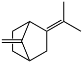 7-Methylene-2-(1-methylethylidene)bicyclo[2.2.1]heptane 结构式