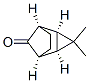 Tricyclo[3.2.1.0(2,4)]octan-8-one, 3,3-dimethyl-, (1alpha,2alpha,4alph a,5alpha)- 结构式