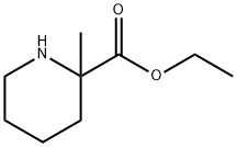 2-甲基哌啶-2-甲酸乙酯 结构式