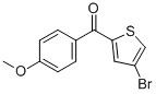 (4-BROMO-2-THIENYL)(4-METHOXYPHENYL)METHANONE 结构式