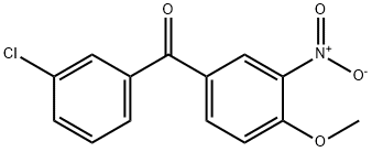 (3-氯苯基)(4-甲氧基-3-硝基苯基)甲基环己醇, 66938-41-8, 结构式