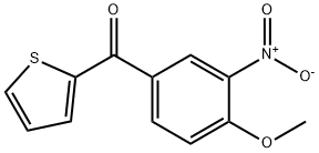 (4-甲氧基-3-硝基苯基)-(2-噻吩)甲醛 结构式