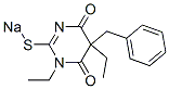 5-Benzyl-1,5-diethyl-2-sodiothio-4,6(1H,5H)-pyrimidinedione 结构式