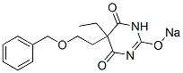 5-(2-Benzyloxyethyl)-5-ethyl-2-sodiooxy-4,6(1H,5H)-pyrimidinedione 结构式