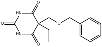 5-(Benzyloxymethyl)-5-ethylbarbituric acid Structure