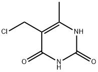 5-(氯甲基)-6-甲基-嘧啶二酮, 66947-91-9, 结构式
