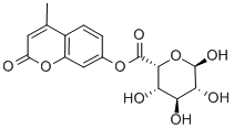 ALPHA-L- 四羟基环氧戊酸-4 -甲基伞形酯, 66966-09-4, 结构式
