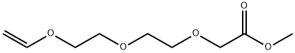2-[2-(2-Vinyloxyethoxy)ethoxy]acetic acid methyl ester 结构式