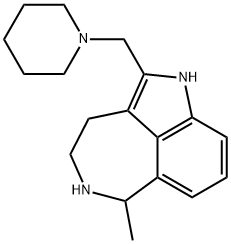 3,4,5,6-Tetrahydro-6-methyl-2-piperidinomethyl-1H-azepino[5,4,3-cd]indole|