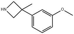 3-(m-Methoxyphenyl)-3-methylazetidine Structure