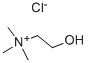 氯化胆碱, 67-48-1, 结构式