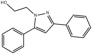 2-(3,5-二苯基-1H-吡唑-1-基)乙-1-醇, 67000-27-5, 结构式