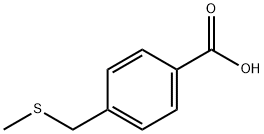 4-[(甲基硫烷基)甲基]苯甲酸 结构式