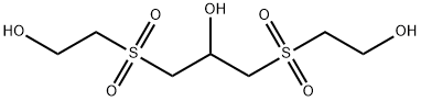 1,3-双(羟乙基砜基)丙醇 结构式