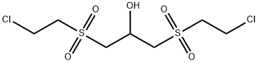 1,3-双(氯乙基砜基)丙醇 结构式