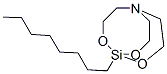 1-Octyl-2,8,9-trioxa-5-aza-1-silabicyclo[3.3.3]undecane 结构式