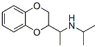 2-(1-Isopropylaminoethyl)-1,4-benzodioxane 结构式
