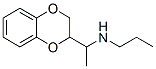 2-(1-Propylaminoethyl)-1,4-benzodioxane 结构式