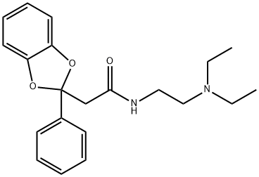 N-(2-Diethylaminoethyl)-2-phenyl-1,3-benzodioxole-2-acetamide|