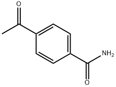 Benzamide, 4-acetyl- (9CI) Structure