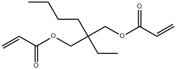 2-BUTYL-2ETHYL-1,3-PROPANEDIOL DIACRYLATE Structure