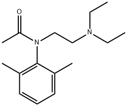 N-[2-(Diethylamino)ethyl]-2',6'-dimethylacetanilide Structure