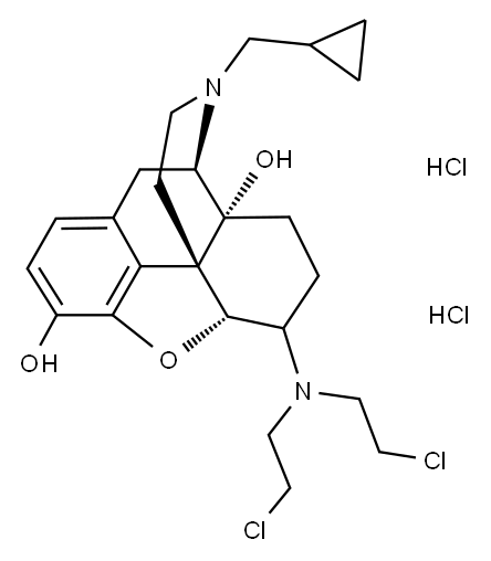 BETA-CHLORNALTREXAMINE 2HCL Structure