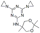 4,6-Di(aziridin-1-yl)-N-(2,2,5-trimethyl-1,3-dioxan-5-yl)-1,3,5-triazin-2-amine 结构式