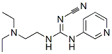 2-Cyano-1-(2-diethylaminoethyl)-3-(3-pyridyl)guanidine Structure