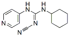 2-Cyano-1-cyclohexyl-3-(4-pyridyl)guanidine 结构式